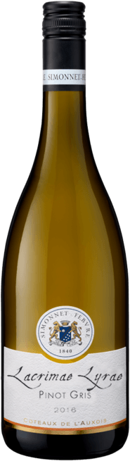 Simonnet Febvre Lacrimae Lyrae "Pinot Gris" 2016 Bouteille